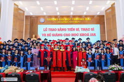 Lễ trao bằng Tiến sĩ, Thạc sĩ và bế giảng cao học khóa 28A