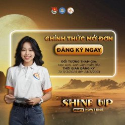 CLB MC TMU - SHINE UP 2024: CHÍNH THỨC MỞ ĐƠN ĐĂNG KÝ