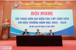 Hội nghị đối thoại giữa đại diện các lớp sinh viên với Hiệu trưởng năm 2025