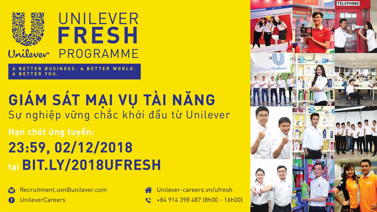 Chương trình tuyển dụng giám sát mại vụ tài năng (CDFRESH) 2018