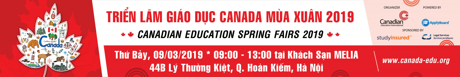 Triển lãm giáo dục Canada Mùa xuân lần thứ 16: Cơ hội tiếp cận nền giáo dục chất lượng hàng đầu thế giới ngay trong tầm tay.